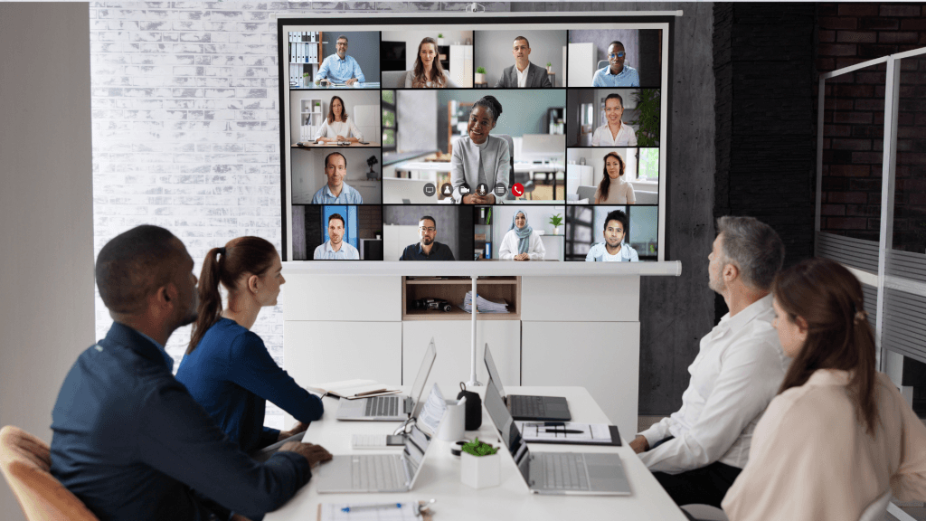 יתרונות וידאו קונפרנס לניהול 1 וידאו קונפרנס